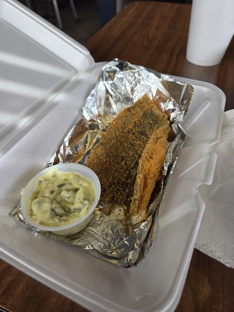 Fresh Fried Flounder and Home Made Tarter Sauce